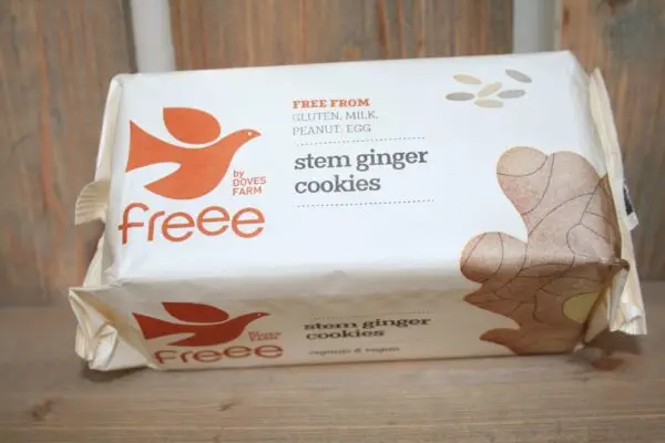 Doves Farm Freee Stem ginger cookies