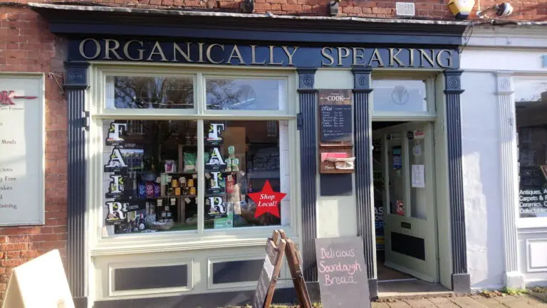 Organically Speaking shop front